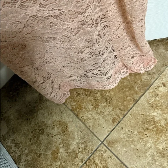 Ronny Kobo Yessenia Off-The-Shoulder Long-Sleeve Lace Maxi Dress. - Picture 8 of 10